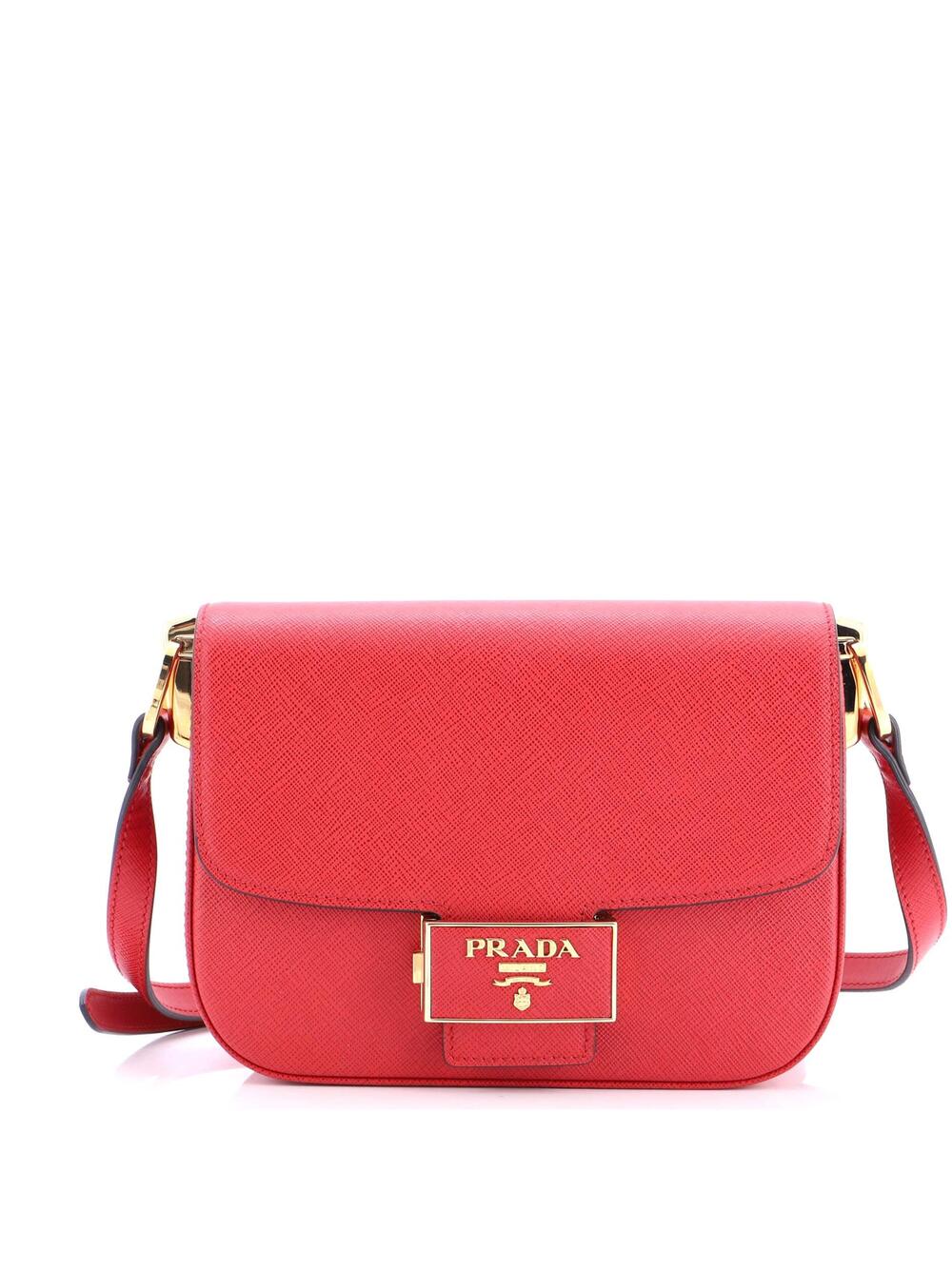 Prada Embleme Flap Bag Saffiano Leather #260776P17B